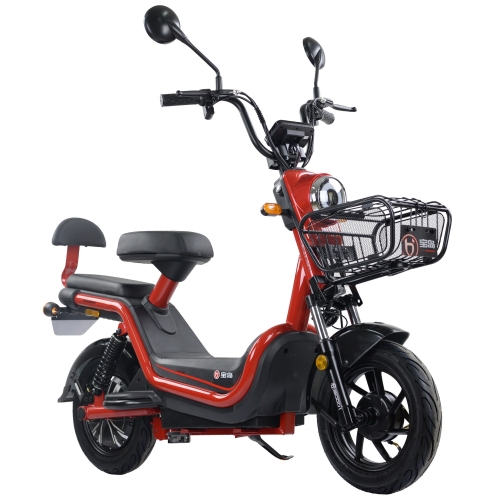 14" Electric bicycle with rearview and turn signal