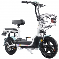 Electric bicycle with pedal 14 inch vacuum tires