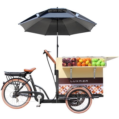 Movable booth electric tricycle
