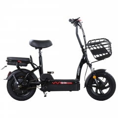 Small size electric bike with two seats